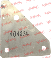 101834 Kempf Halter f. Elektroausr., eloxiert, f. Seitenmarkierungsleuchte, f. Seitenanfahrschutz